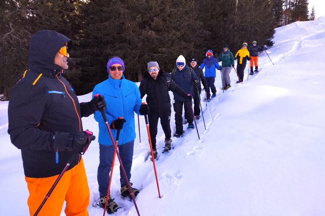 arosa gayskiweek snowshoeing